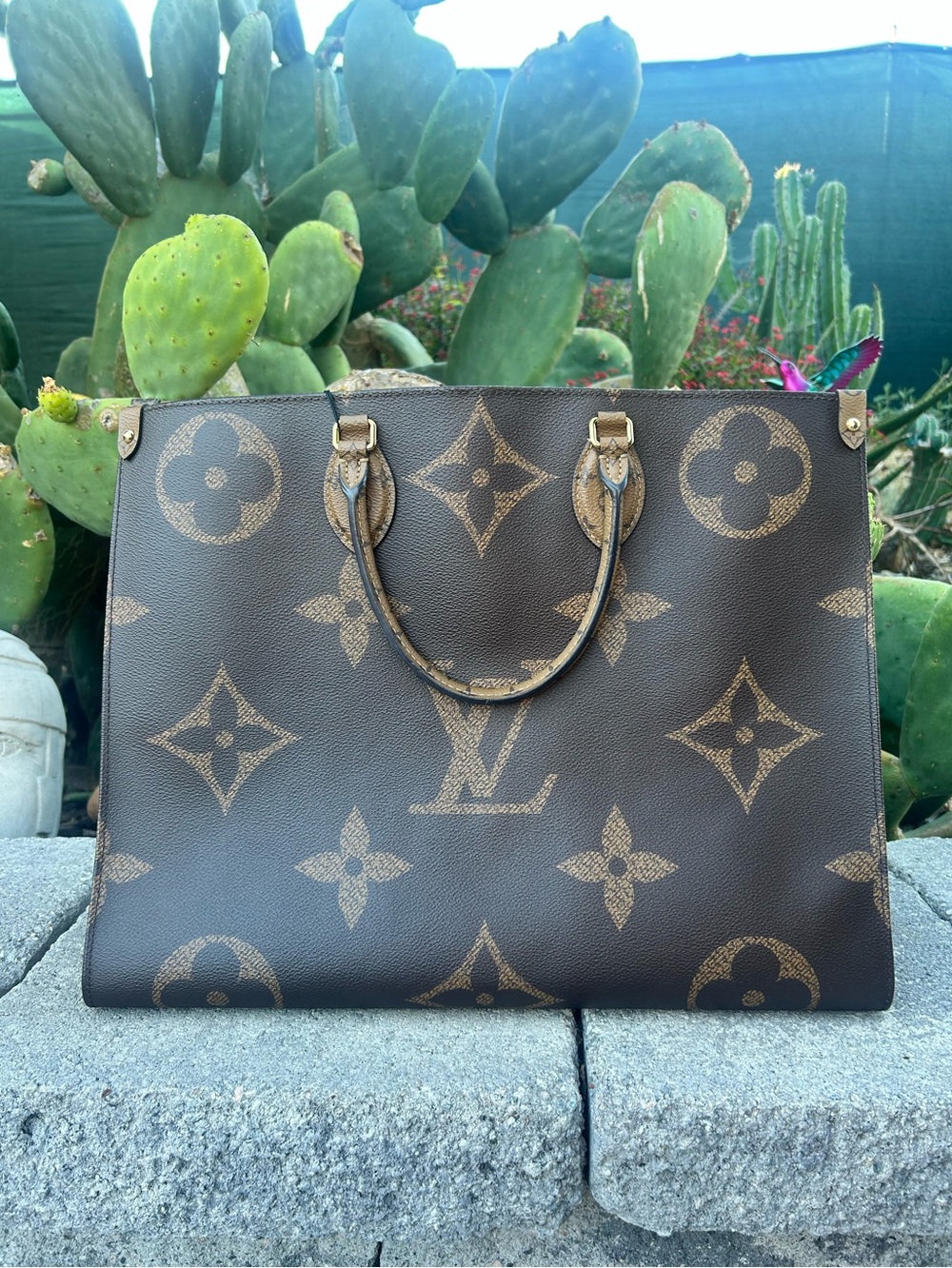 Louis Vuitton Brown Monogram Canvas On The Go Tote GM